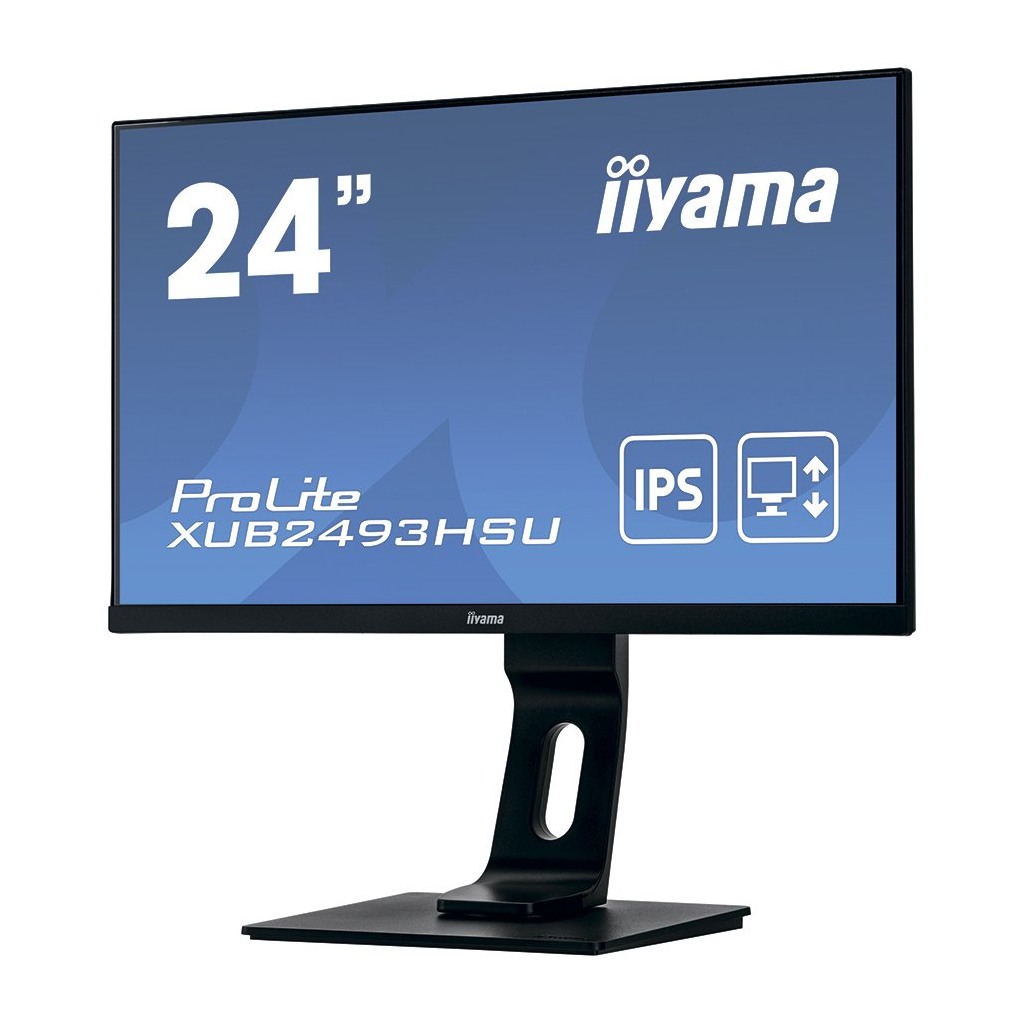 IIYAMA Monitor XUB2493HSU-B1 24" IPS ETE ULTRA SLIM LINE  1920x1080 at 75Hz ETE IPS-panel