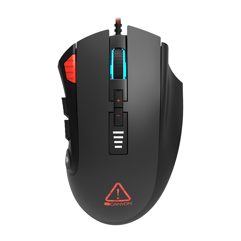 CANYON Merkava GM-15Gaming Mouse with 12 programmable buttons Sunplus 6662 optical sensor 6 levels of