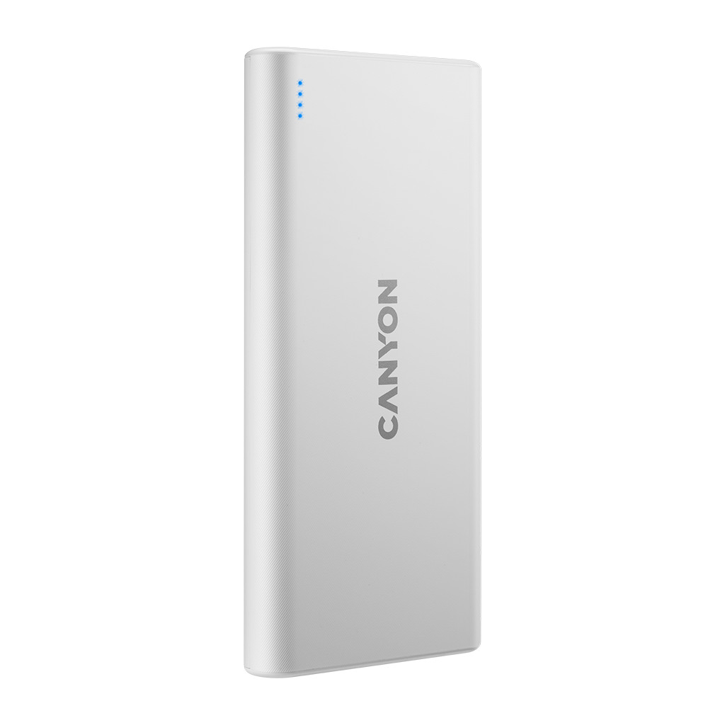 CANYON PowerBank  PB-106 10000mAh Li-poly battery Input 5V/2A Output 5V/2.1AMax USB cable length 0.3m