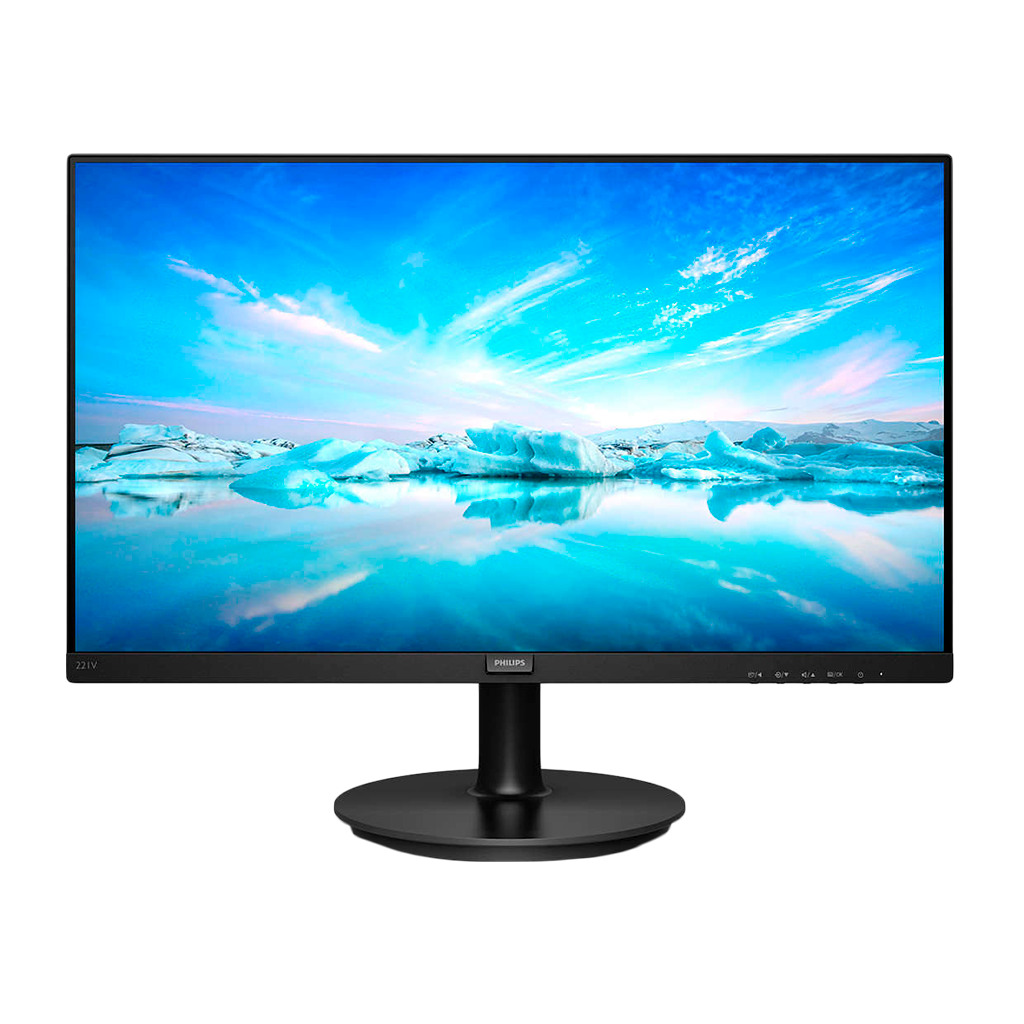 Monitor 21.5'' Philips 221V8A/00 Black VA 16:9 1920x1080 4ms 200 cd/m2 4000:1 D-Sub HDMI 2Wx2