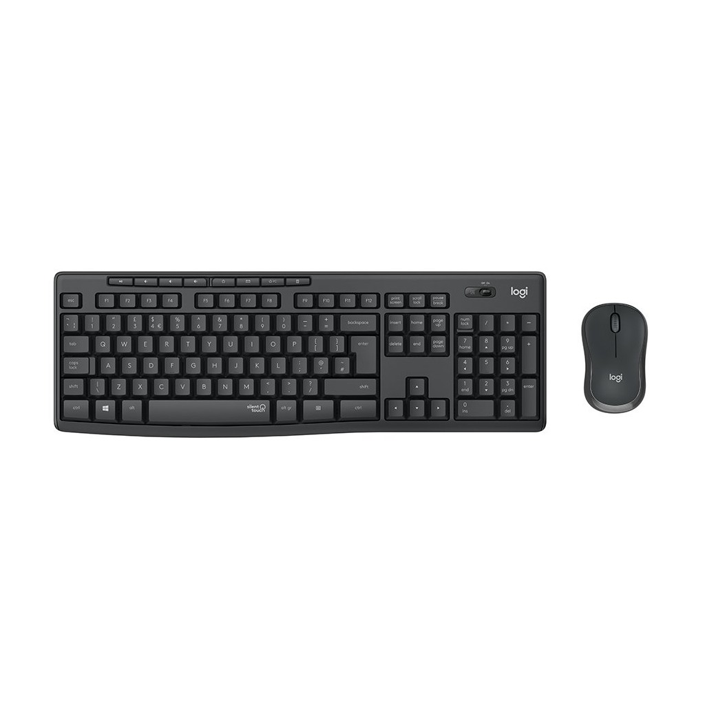 LOGITECH Tastatura i Miš MK295 Silent Wireless Combo - GRAPHITE