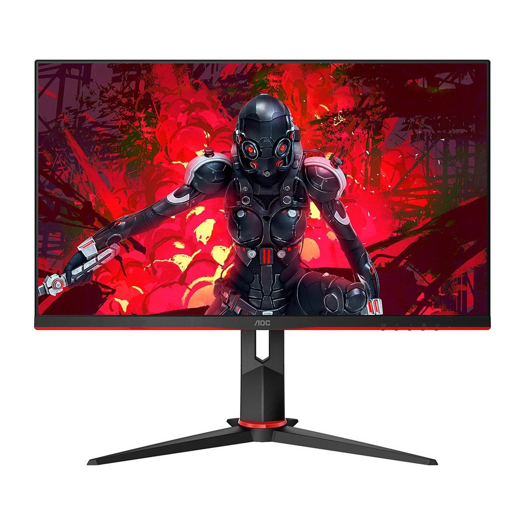 Monitor 23.6'' AOC C24G2U/BK Black-Red VA 16:9 1920x1080 165Hz 4ms 250 cd/m2 3000:1 D-Sub HDMI*2