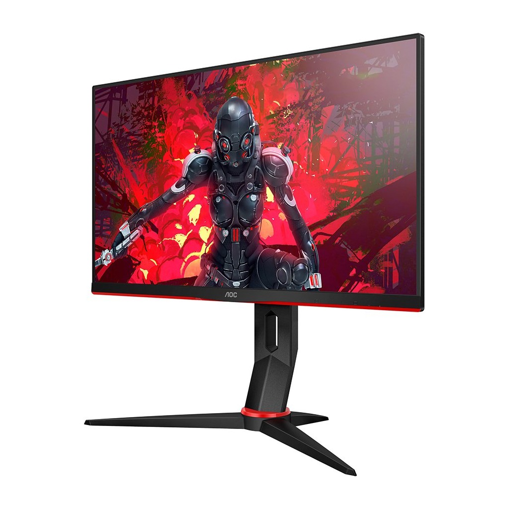 Monitor 23.6'' AOC C24G2U/BK Black-Red VA 16:9 1920x1080 165Hz 4ms 250 cd/m2 3000:1 D-Sub HDMI*2