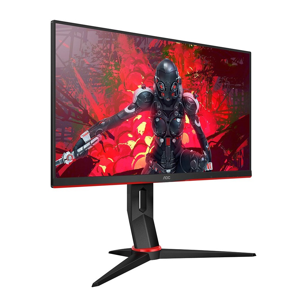 Monitor 23.6'' AOC C24G2U/BK Black-Red VA 16:9 1920x1080 165Hz 4ms 250 cd/m2 3000:1 D-Sub HDMI*2