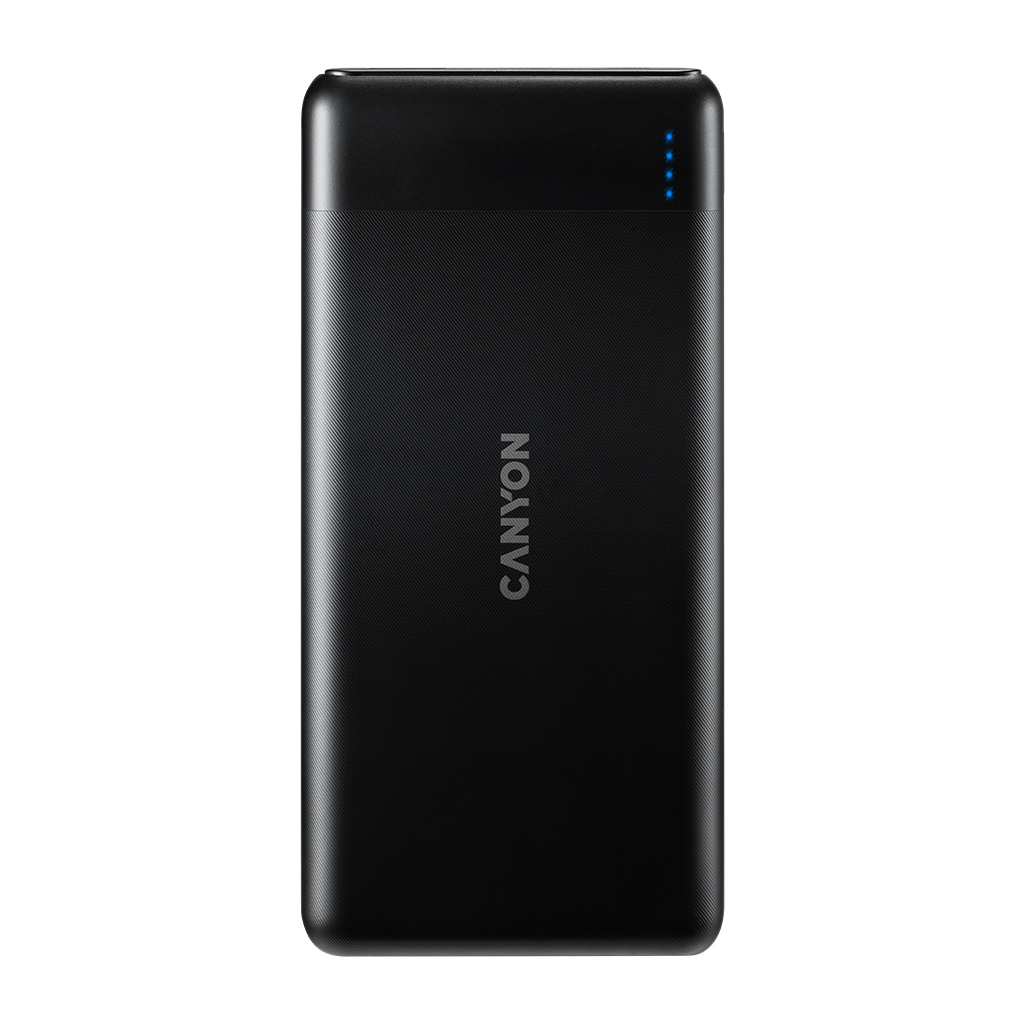 CANYON PB-107 Power bank 10000mAh Li-poly battery Input Micro/PD 18WMax Output PD/QC3.0 18WMax quick charging