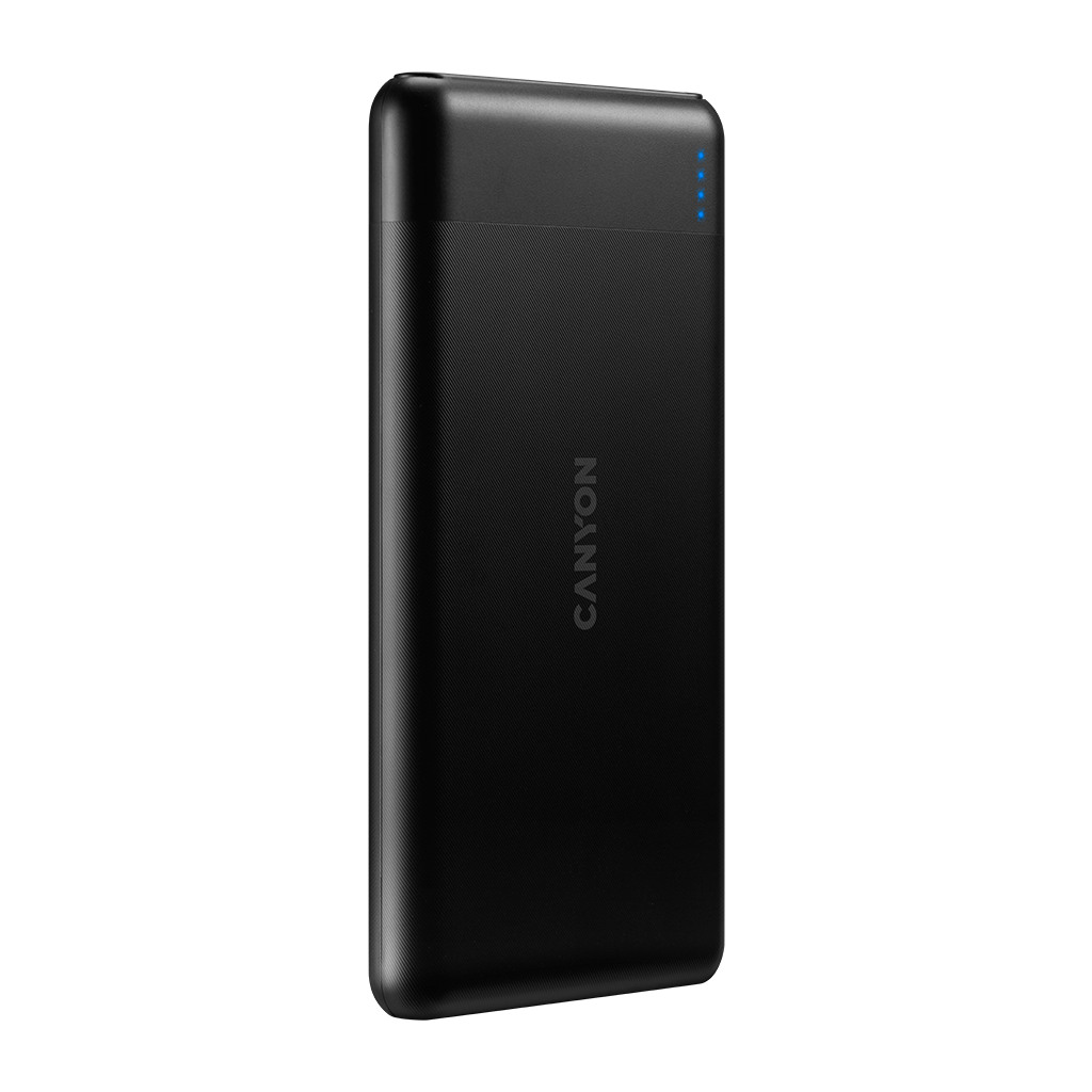 CANYON PB-107 Power bank 10000mAh Li-poly battery Input Micro/PD 18WMax Output PD/QC3.0 18WMax quick charging