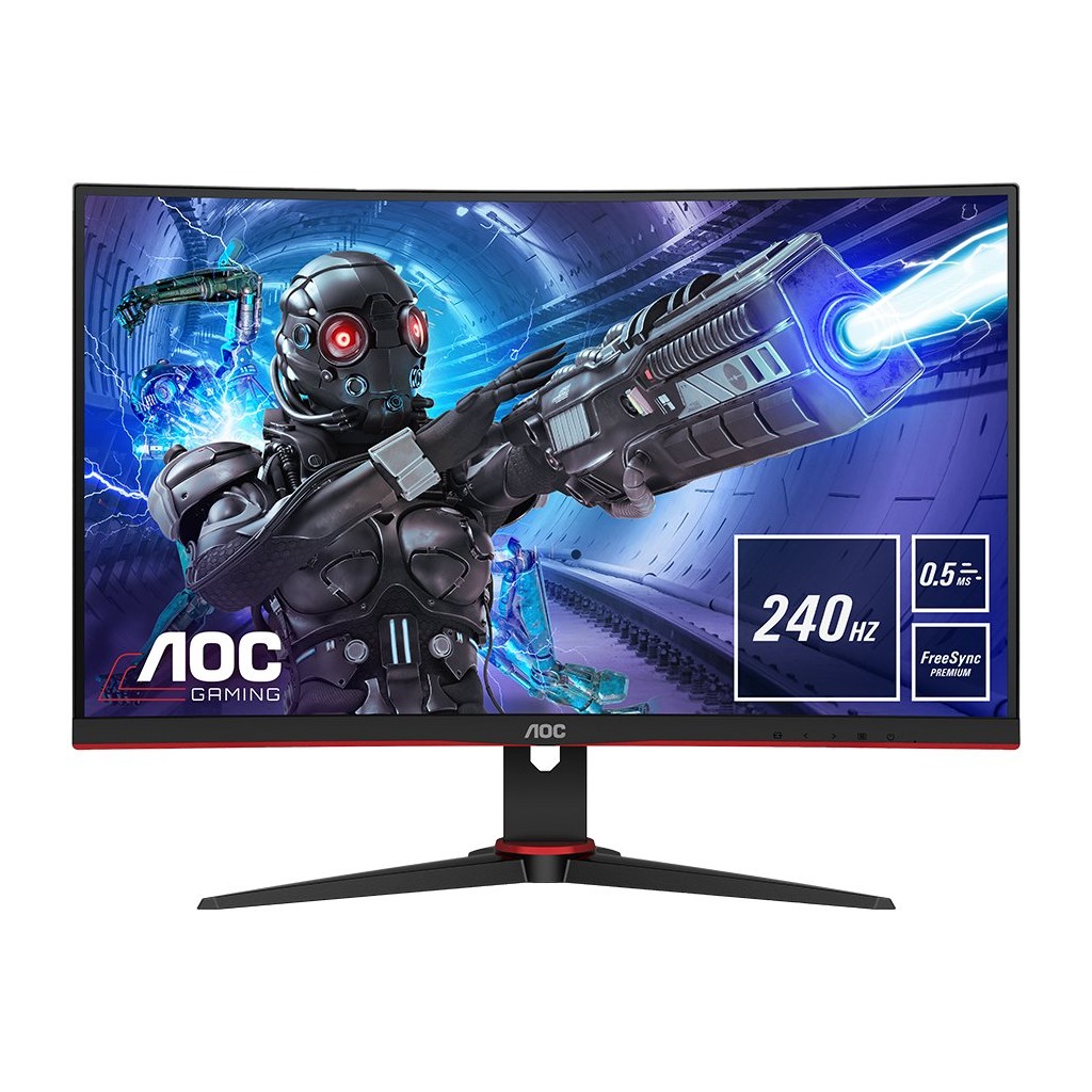 AOC Monitor LED C27G2ZE 27" Gaming Curved 240Hz HDMI DP