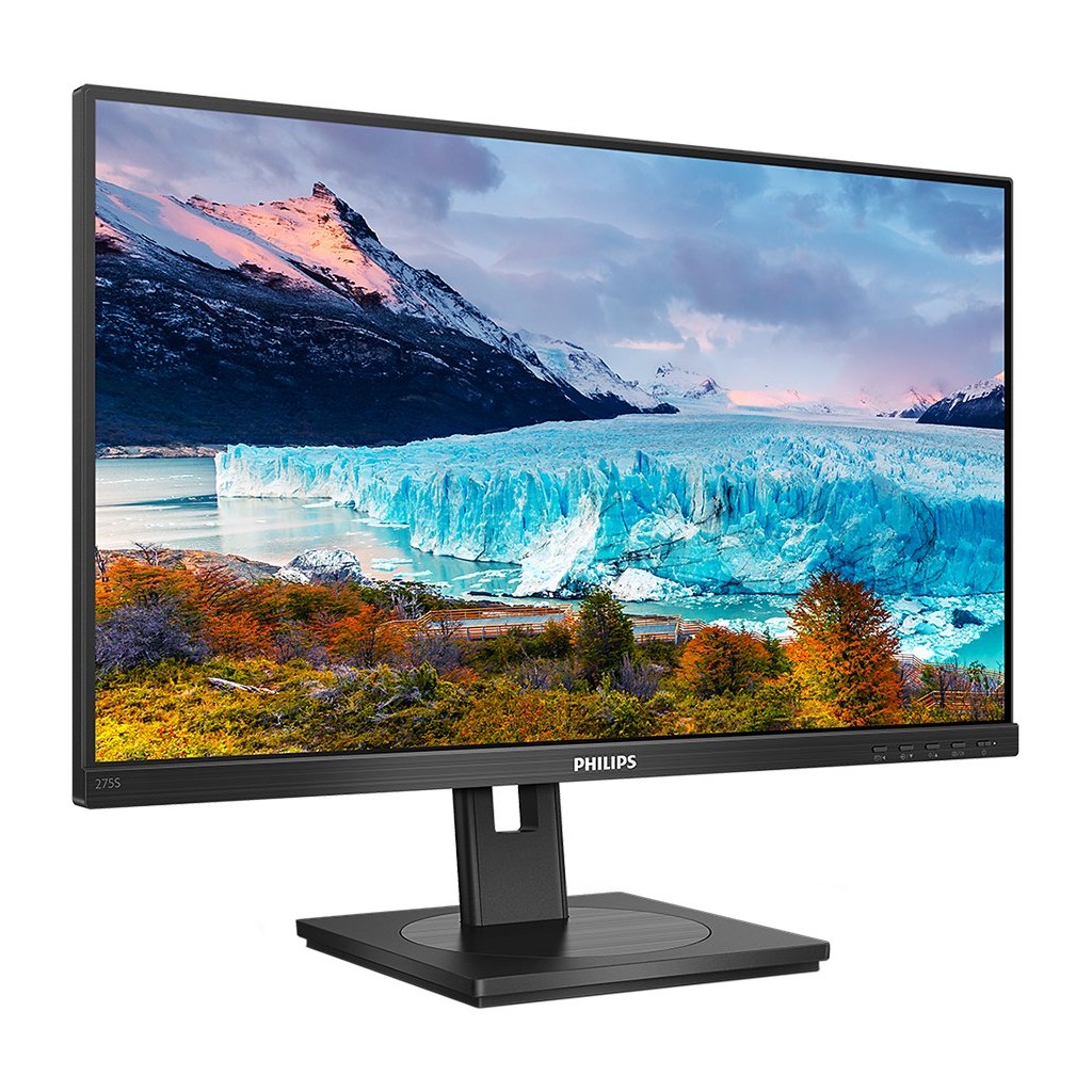 Monitor 27'' Philips 275S1AE/00 Black IPS 16:9 2560x1440 4ms 300 cd/m2 1000:1 DVI HDMI DP - Image 2