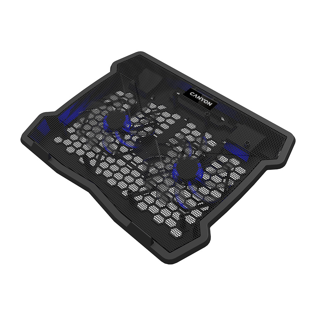 CANYON NS03 Cooling stand dual-fan with 2x2.0 USB hub support up to 10”-15.6” laptop ABS - Image 3