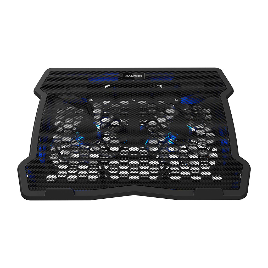 CANYON NS03 Cooling stand dual-fan with 2x2.0 USB hub support up to 10”-15.6” laptop ABS