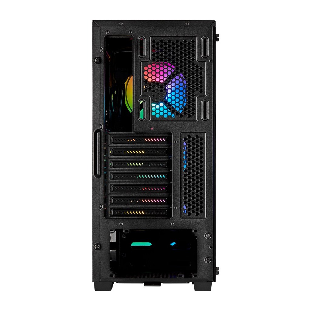 CORSAIR iCUE 220T RGB Tempered Glass Mid-Tower Smart Case — Black