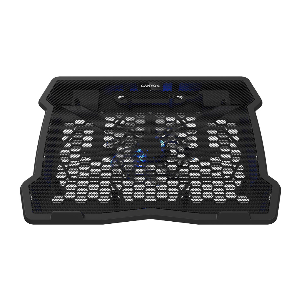 CANYON NS02 Cooling stand single fan with 2x2.0 USB hub support up to 10”-15.6” laptop