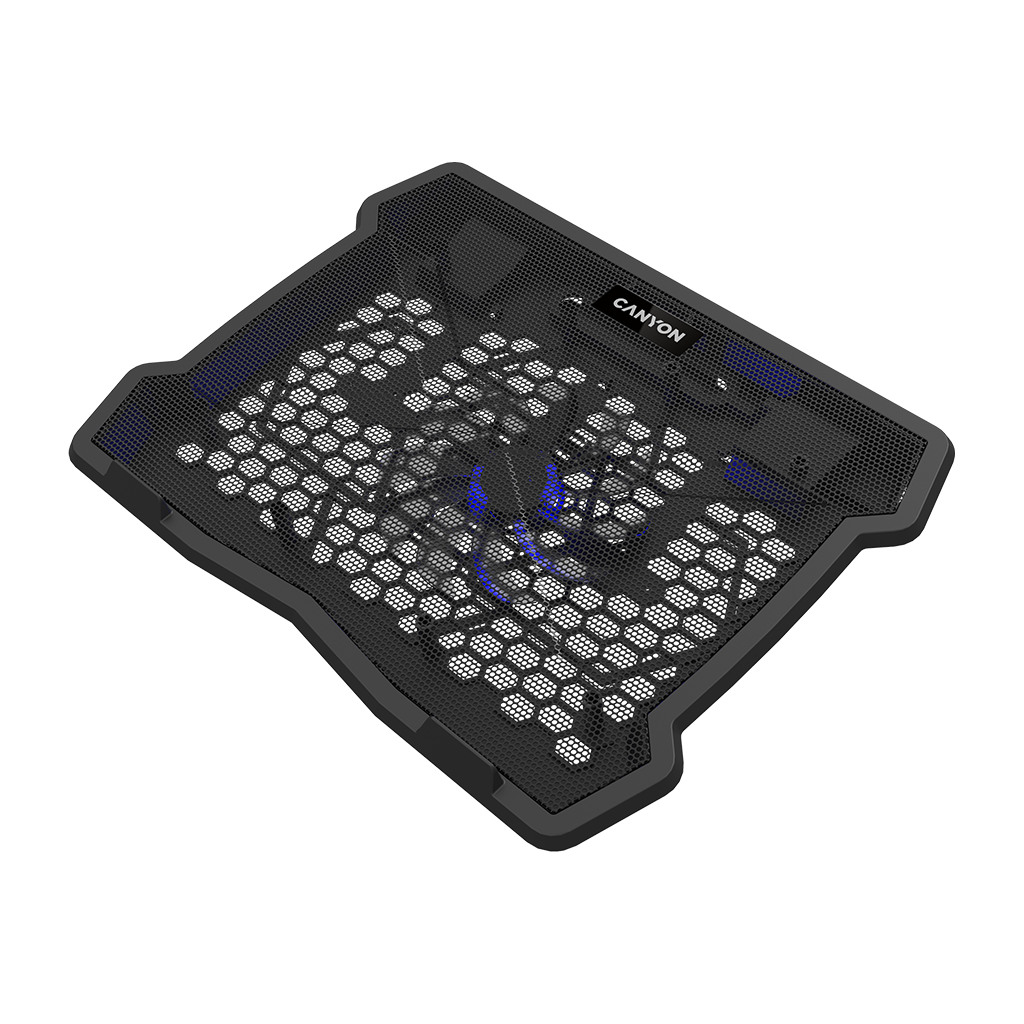 CANYON NS02 Cooling stand single fan with 2x2.0 USB hub support up to 10”-15.6” laptop - Image 3