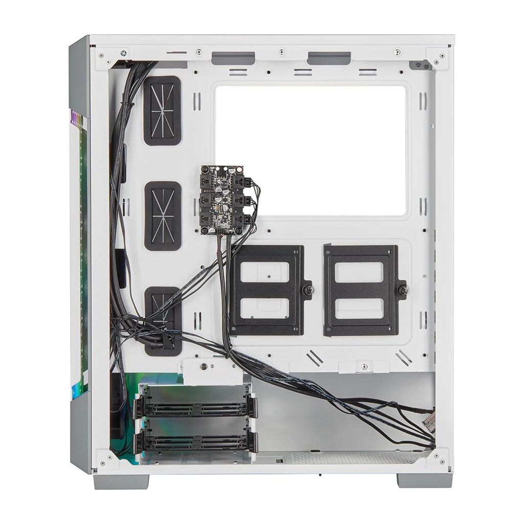 Corsair iCUE 220T RGB Airflow Tempered Glass Mid-Tower Smart Case White EAN:0840006609728 - Image 2