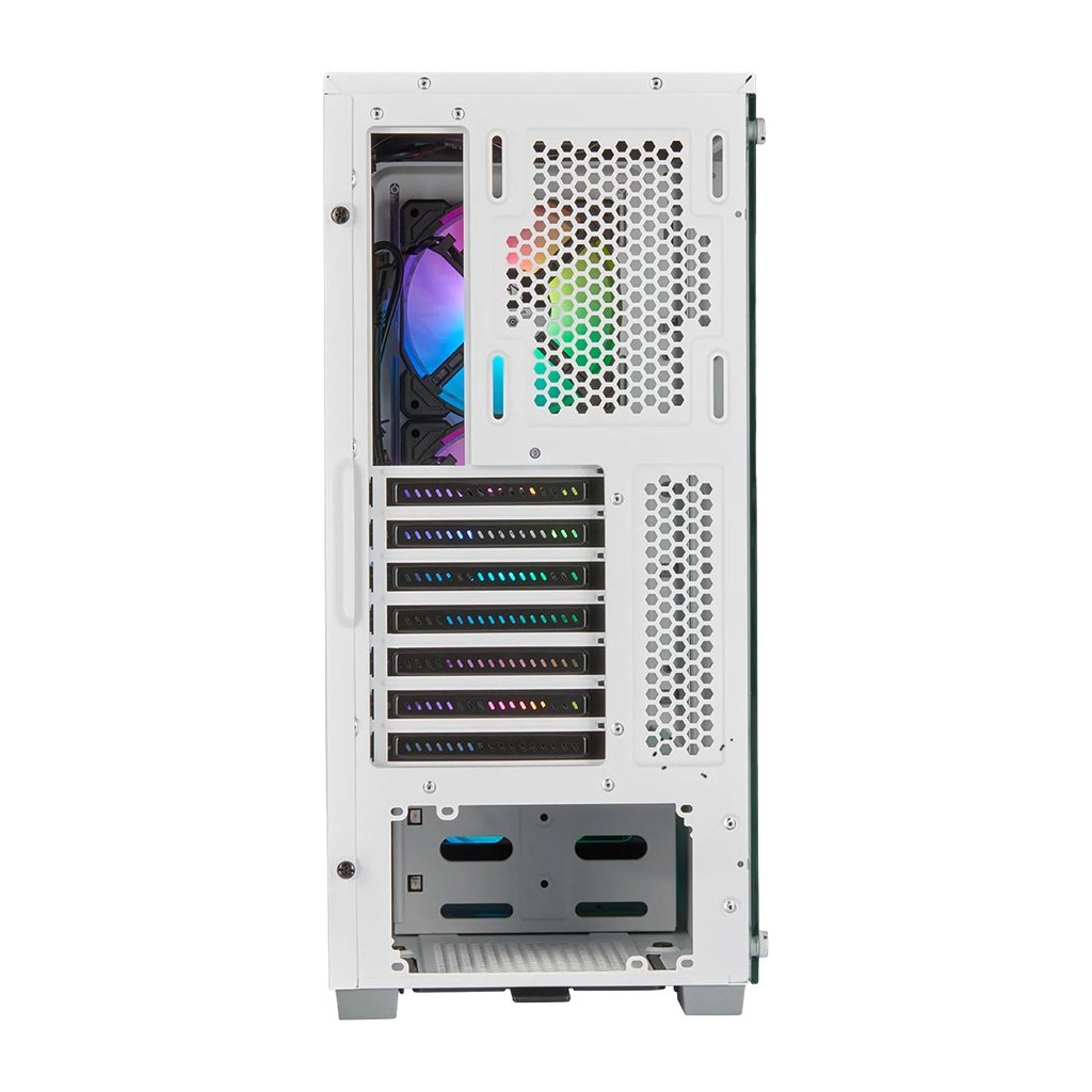 Corsair iCUE 220T RGB Airflow Tempered Glass Mid-Tower Smart Case White EAN:0840006609728