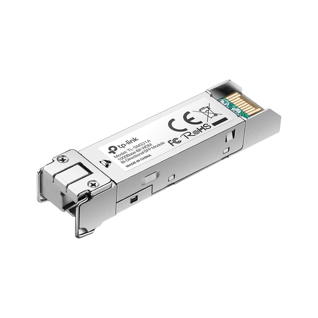 1000Base-BX WDM Bi-Directional SFP module TX: 1550 nm and RX: 1310 nm 1 LC Simplex