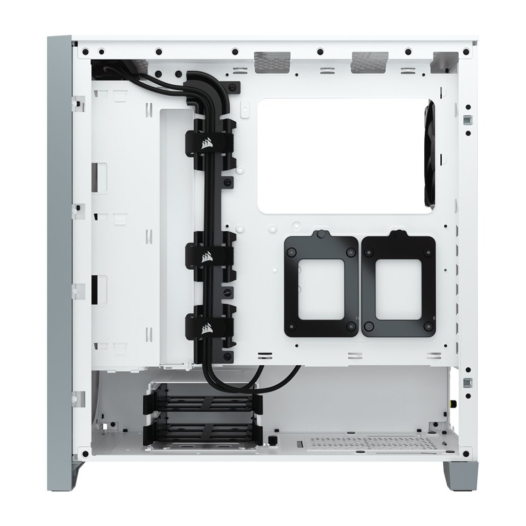 CORSAIR 4000D Tempered Glass Mid-Tower ATX Case — White - Image 2