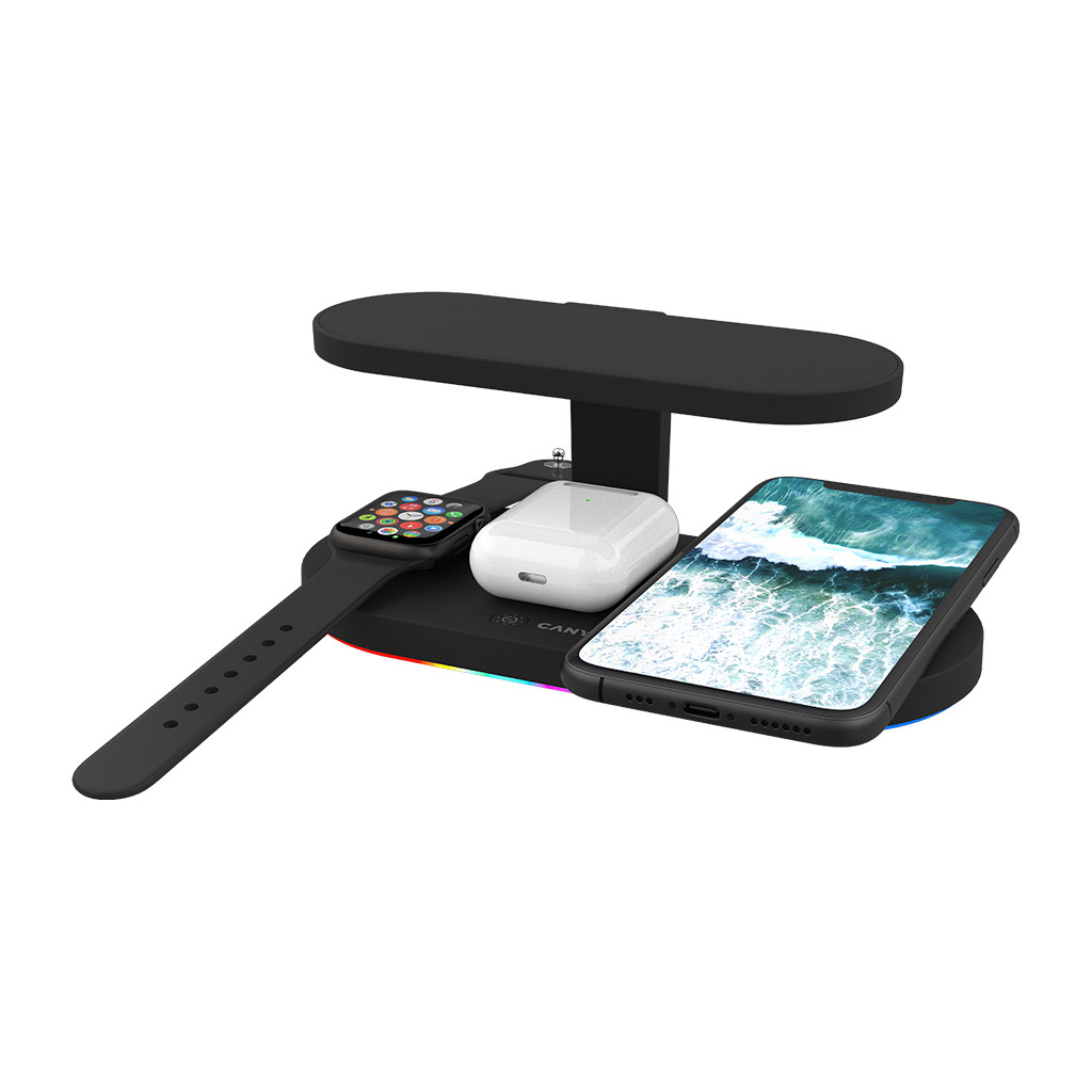 CANYON WS-501 5in1 Wireless charger with UV sterilizer with touch button for Running water light - Image 6