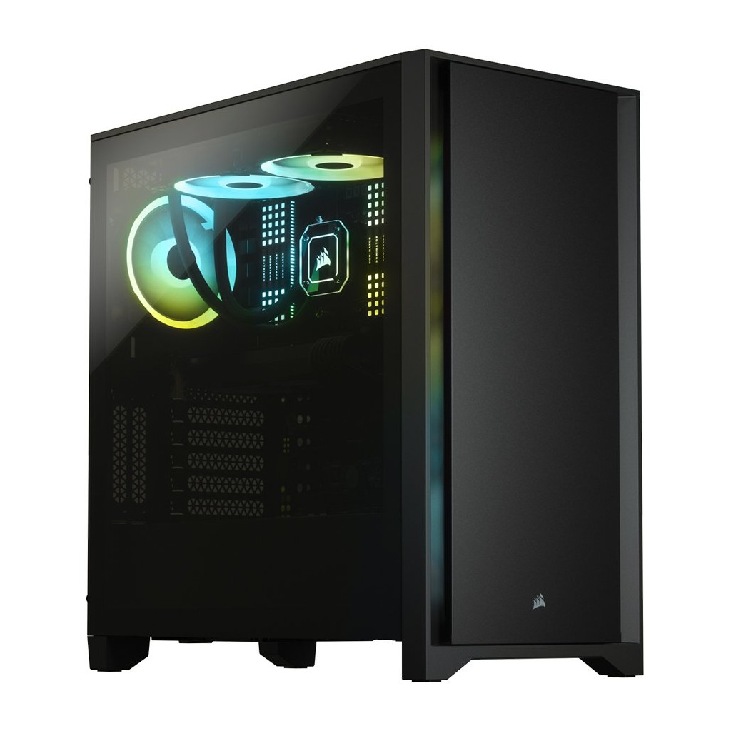 CORSAIR 4000D Tempered Glass Mid-Tower ATX Case — Black - Image 2