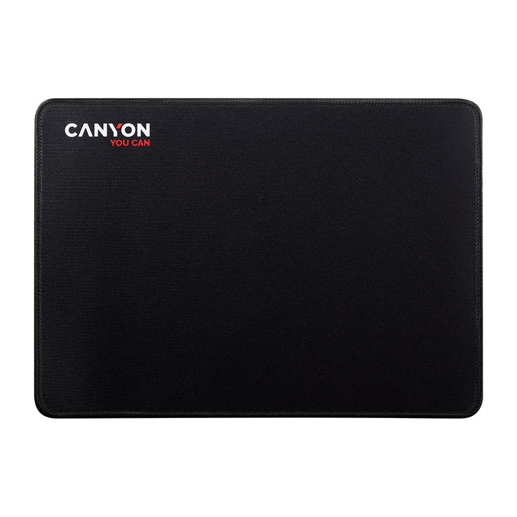 CANYON MP-4 Mouse pad350X250X3MMMultipandexfully black with our logo non gamingblister cardboard