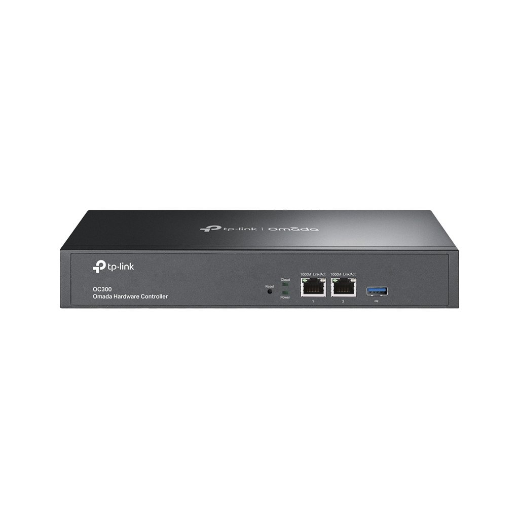 TP-Link OC300 Omada Hardware Controller 2× 10/100/1000  Ports 1× USB 3.0 Port Cloud Access