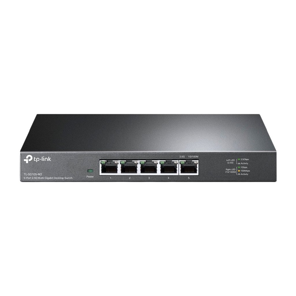 TP-Link 5-Port 2.5G Multi-Gigabit Desktop Switch 5 × 2.5 G RJ45 Ports Desktop Steel Case