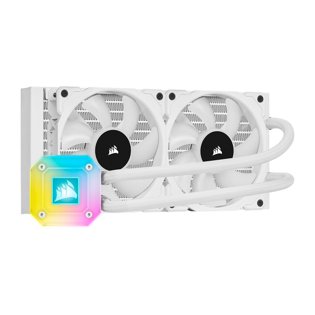 CORSAIR iCUE H100i ELITE CAPELLIX Liquid CPU Cooler 240mm Radiator Dual 120mm ML RGB PWM