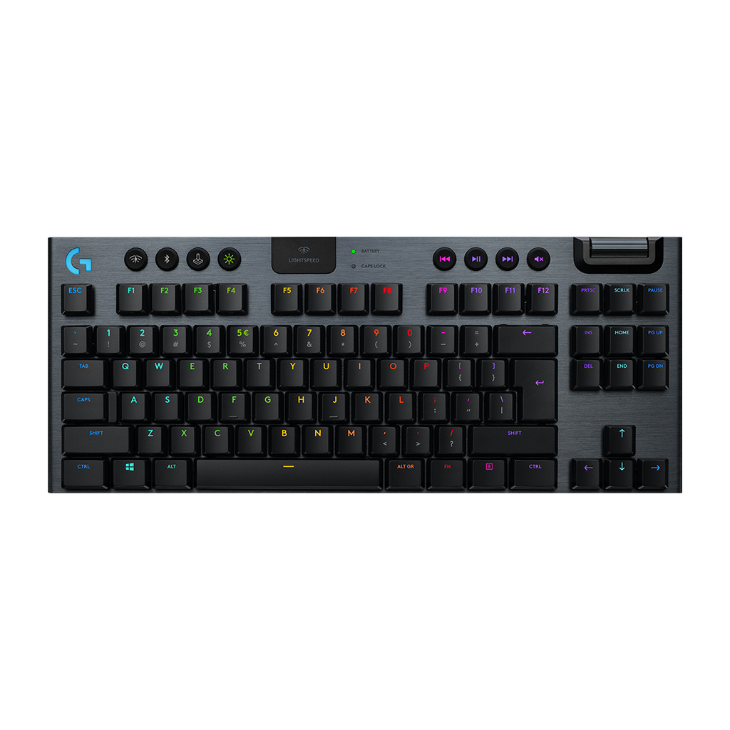 LOGITECH G915 TKL LIGHTSPEED Wireless Mechanical Gaming Keyboard - CARBON - US INT'L - TACTILE