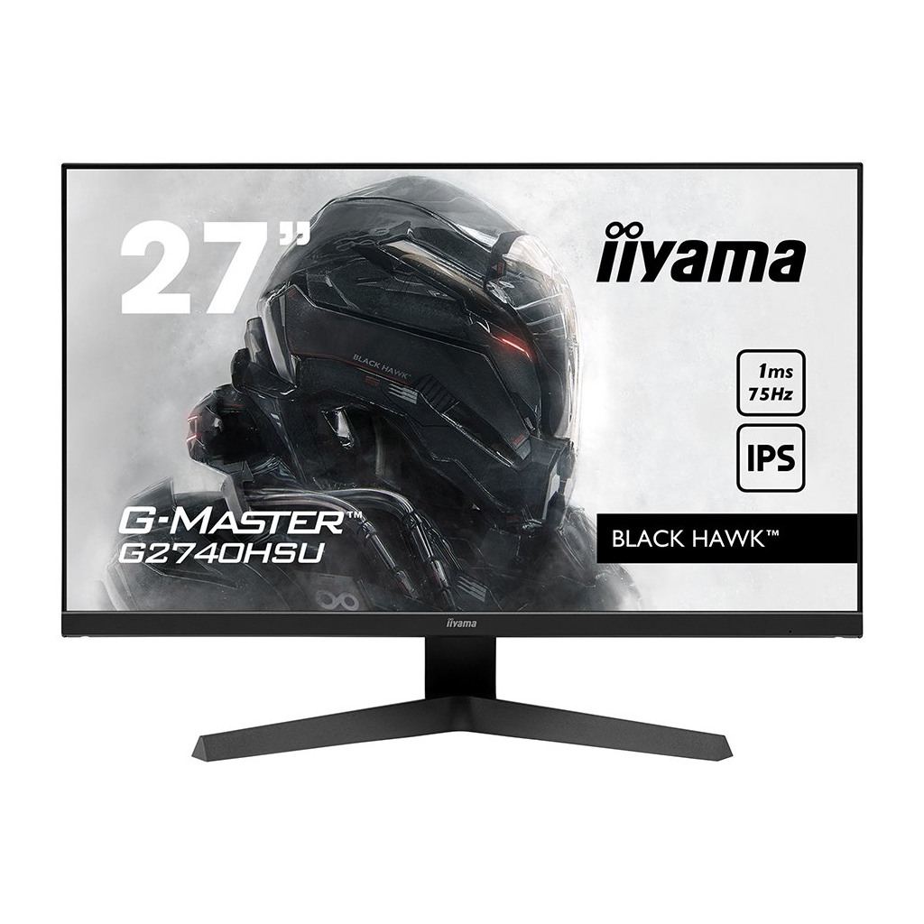 IIYAMA Monitor Gaming G2740HSU-B1 Light 27" ETE IPS G-Master Black Hawk FreeSync 1920x1080@75Hz 250cd/m² HDMI DisplayPort