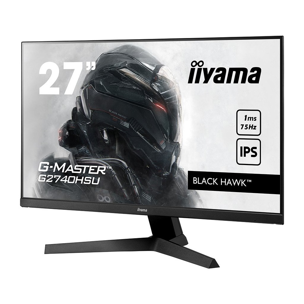 IIYAMA Monitor Gaming G2740HSU-B1 Light 27" ETE IPS G-Master Black Hawk FreeSync 1920x1080@75Hz 250cd/m² HDMI DisplayPort