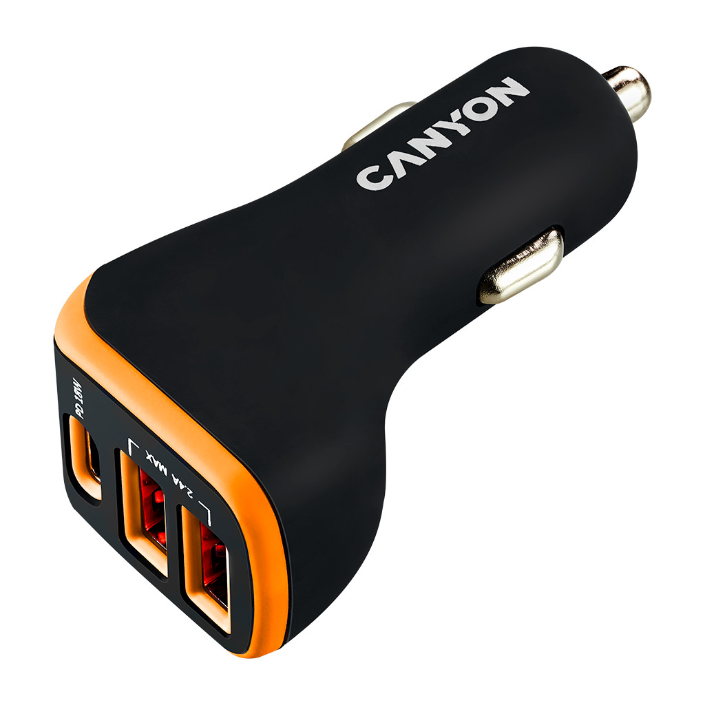 CANYON Universal 3xUSB CNE-CCA08BO Auto Punjač