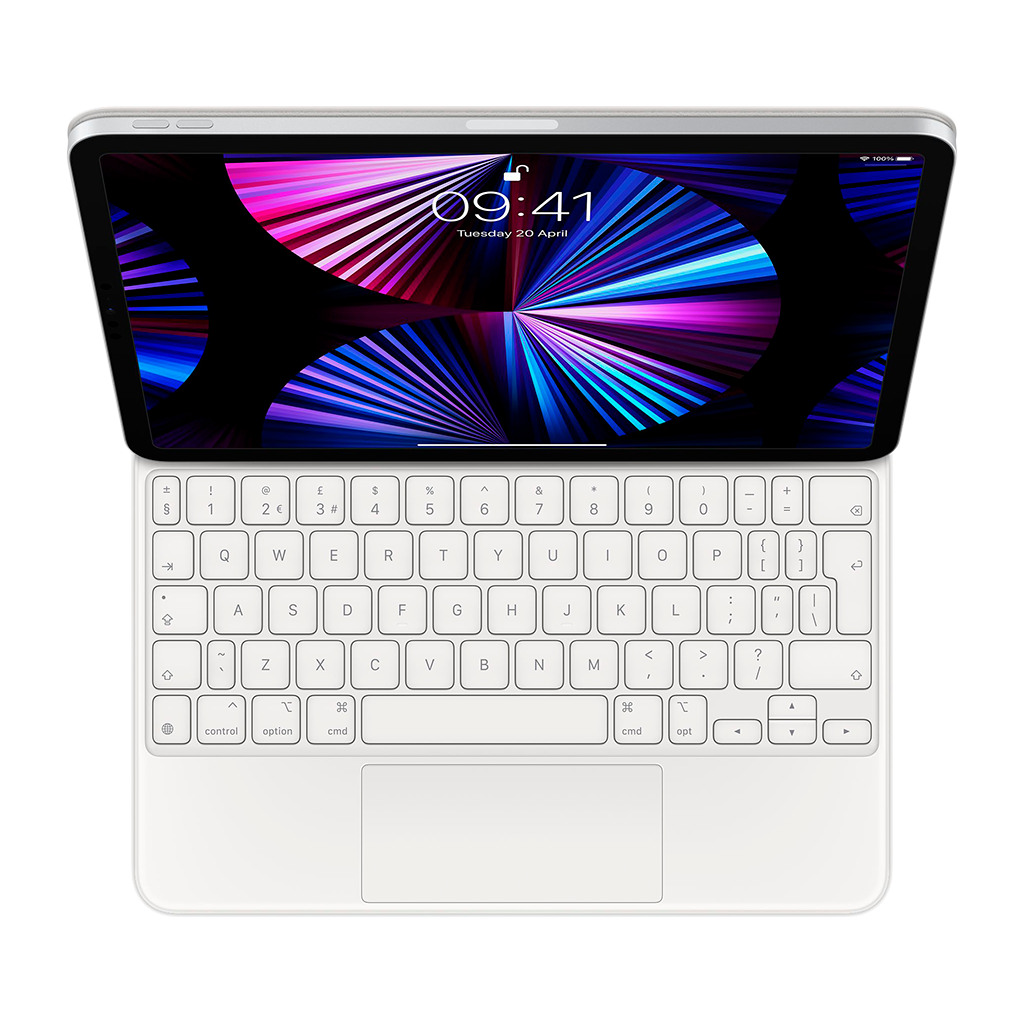 Apple Magic Keyboard za iPad Pro 11-inch (3rd Generation) i iPad Air (4th Generation) – International English, White, Model A2261