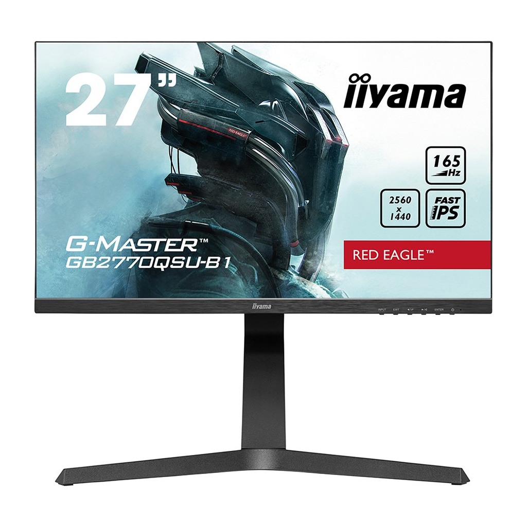 IIYAMA Monitor 27" ETE Fast IPS Gaming G-Master Red Eagle FreeSync PremiumPro 2560x1440@165Hz 400cd/m² 1000:1