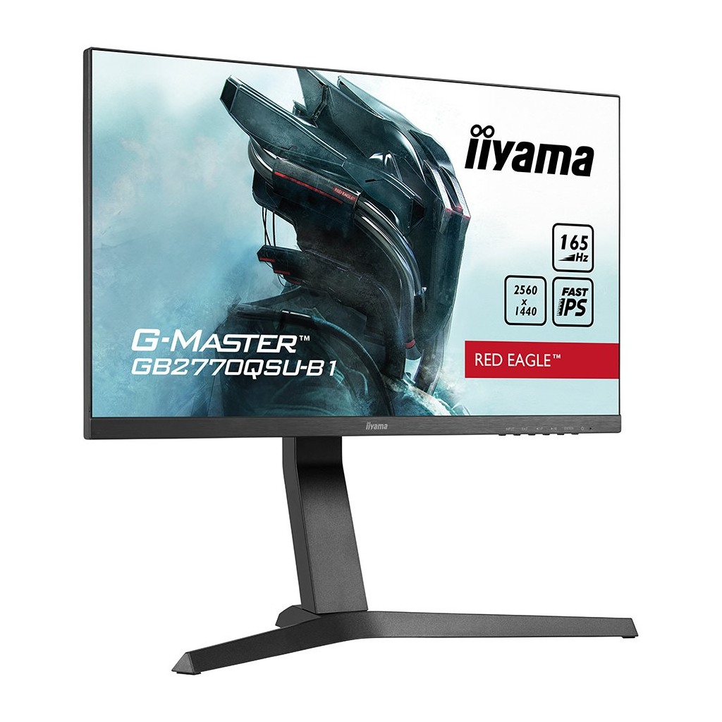 IIYAMA Monitor 27" ETE Fast IPS Gaming G-Master Red Eagle FreeSync PremiumPro 2560x1440@165Hz 400cd/m² 1000:1 - Image 2