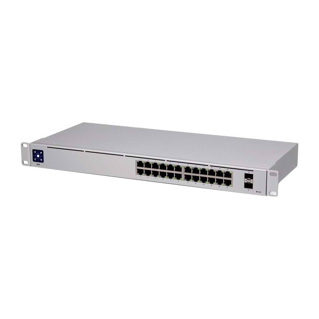 Ubiquiti UniFi Switch 24 is a fully managed Layer 2 switch with 24 Gigabit Ethernet