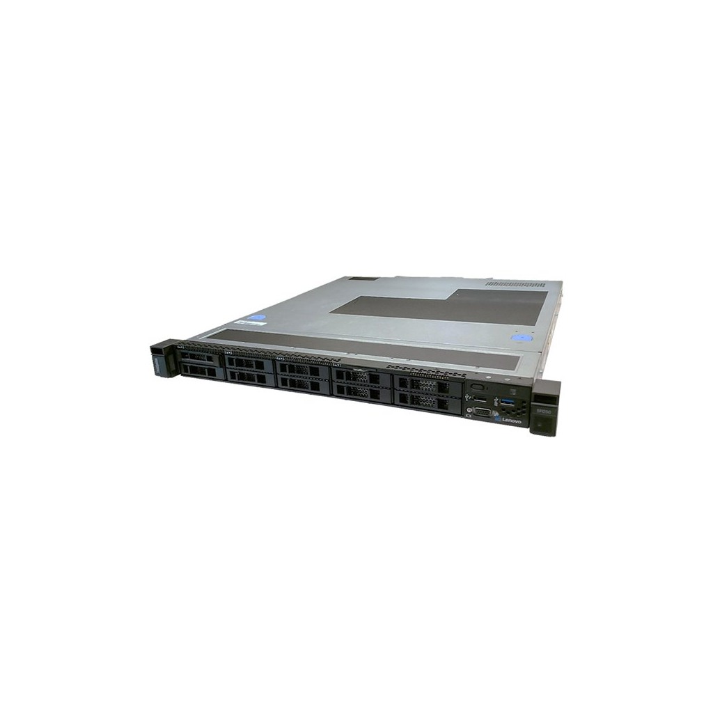 Lenovo ThinkSystem SR250 1U 1xIntel Xeon E-2276G 6C 3.8GHz 12MB cache 1x16GB 2Rx8 UDIMM 8x