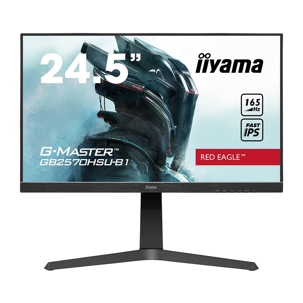 IIYAMA Gaming Monitor GB2570HSU-B1 24.5" IPS G-Master Red Eagle FreeSync Premium 165Hz 400cd/m² 1100:1