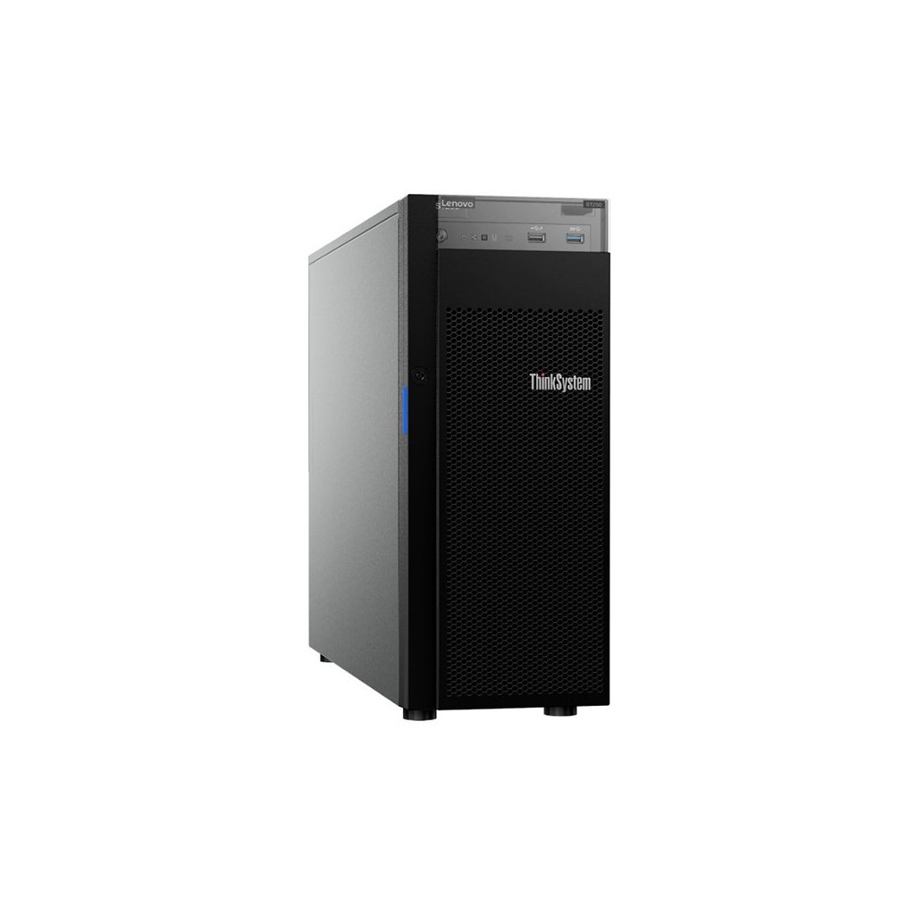 Lenovo ThinkSystem ST250 Tower Server, Xeon E-2224, 16GB ECC RAM, 4x3.5" Hot-Swap Bays, 550W PSU, DVD-RW