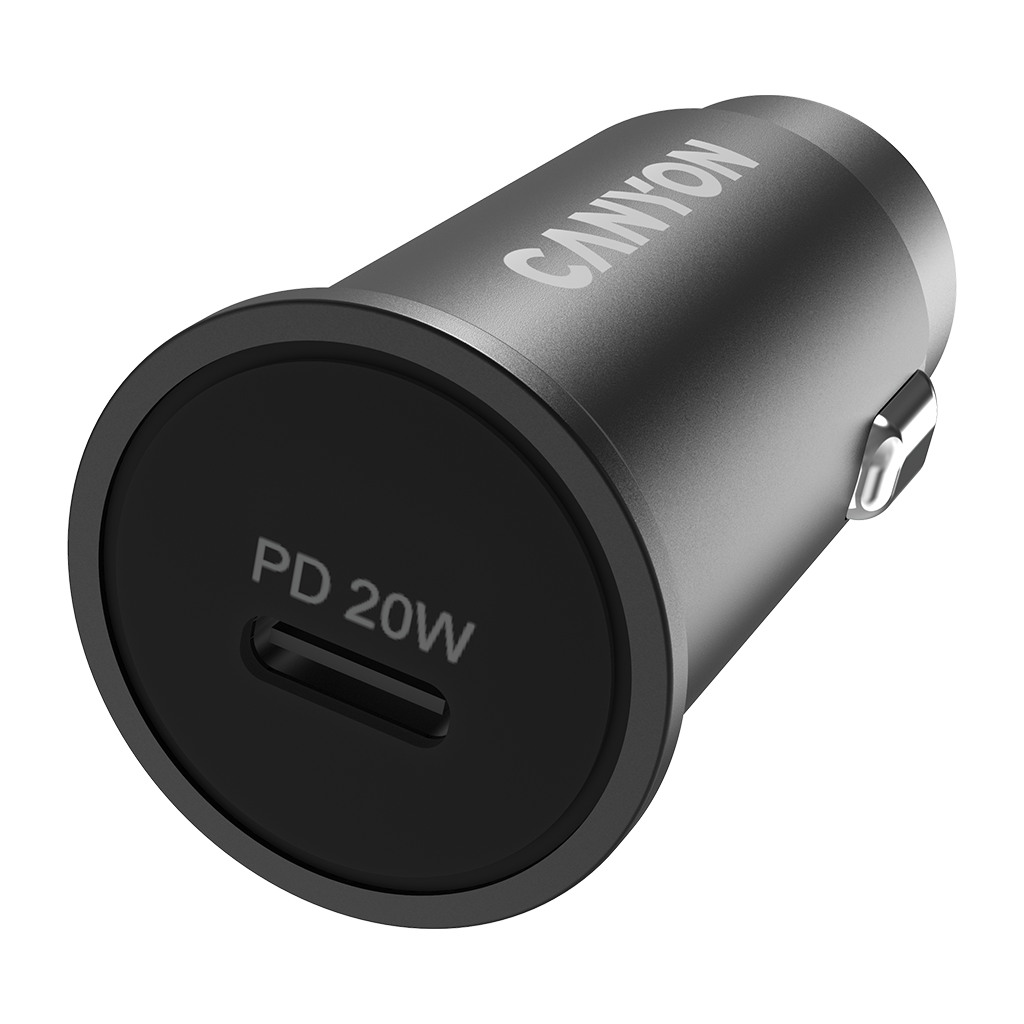 Canyon PD 20W Pocket size car charger input: DC12V-24V output: PD20W support iPhone12 PD fast