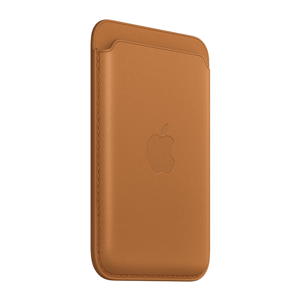 iPhone Leather Wallet with MagSafe - Golden Brown Model A2688