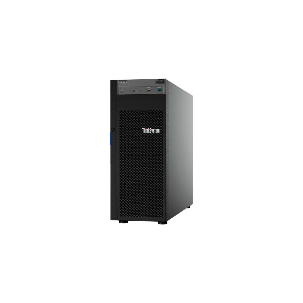 Lenovo ThinkSystem ST250; Tower; 1x Xeon E-2224 4C 3.4GHz 8MB; 1x16GB 2666 GHz UDIMM O/B