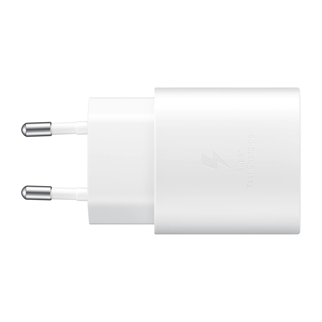 Samsung 25W Super Fast Charging USB-C Wall Charger White cable not included