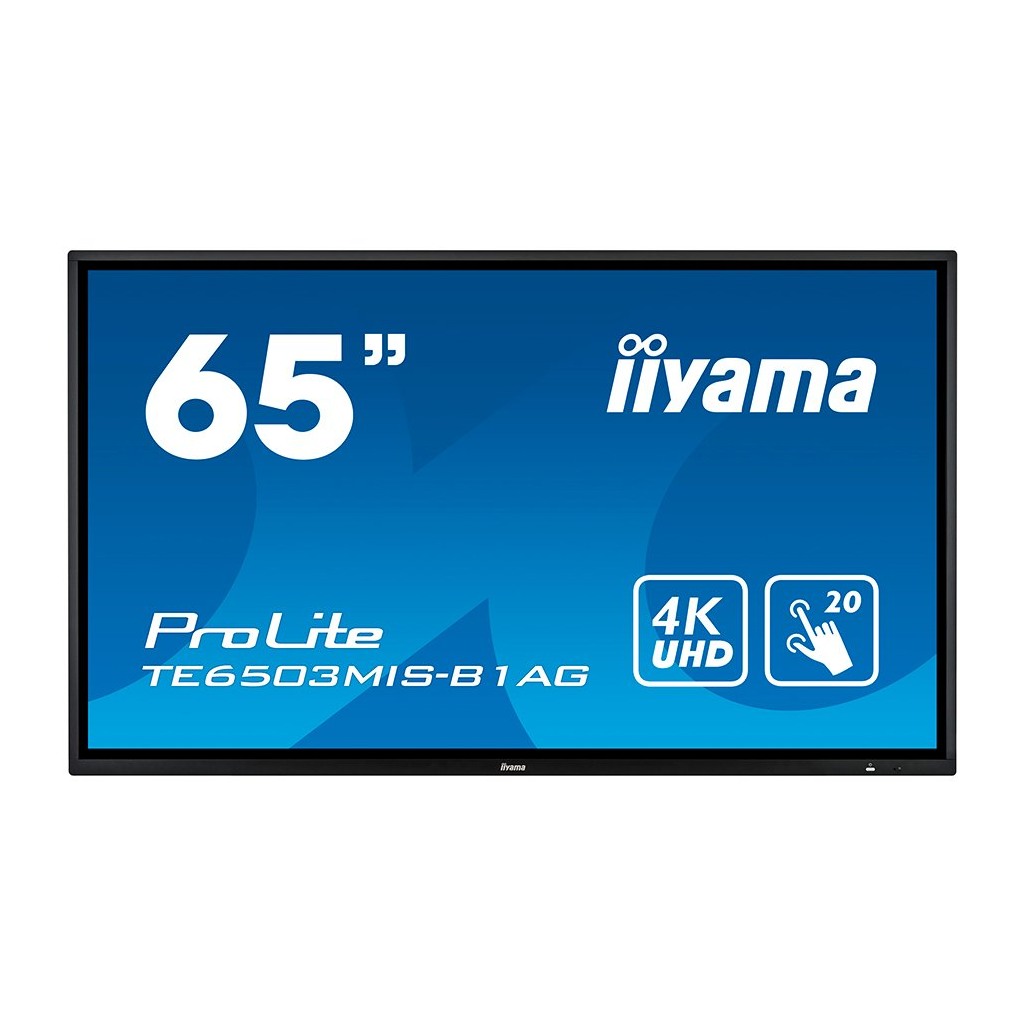 IIYAMA Monitor 65" iiWare8 20-Points IR 3840 x 2160 4K UHD VA panel Full Metal