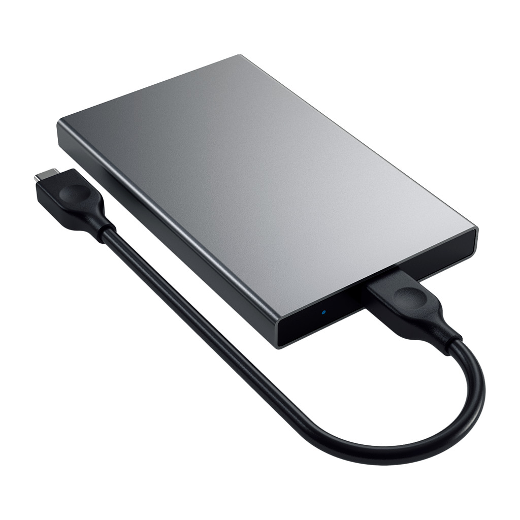 Satechi Aluminum TYPE-C HDD/SSD Enclosure 2.5inch - Space Grey - Image 2