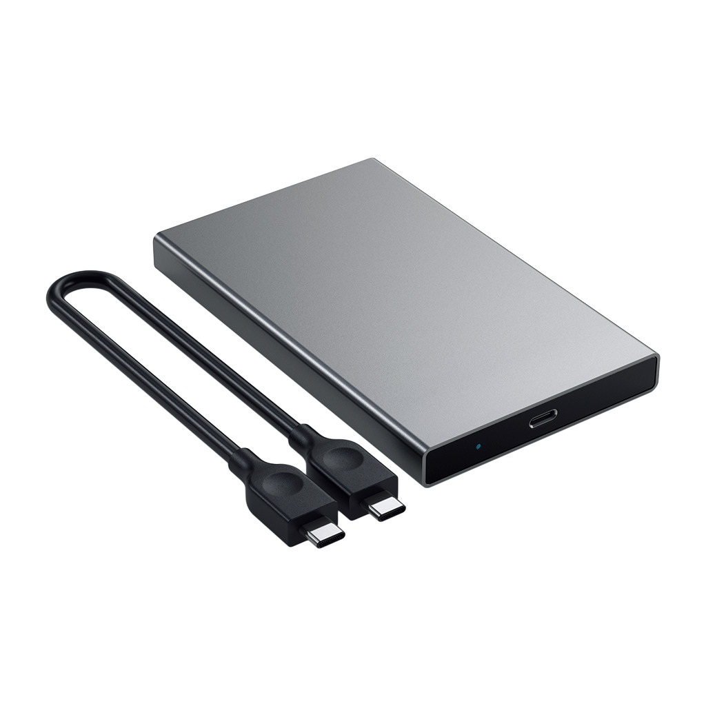 Satechi Aluminum TYPE-C HDD/SSD Enclosure 2.5inch - Space Grey - Image 3