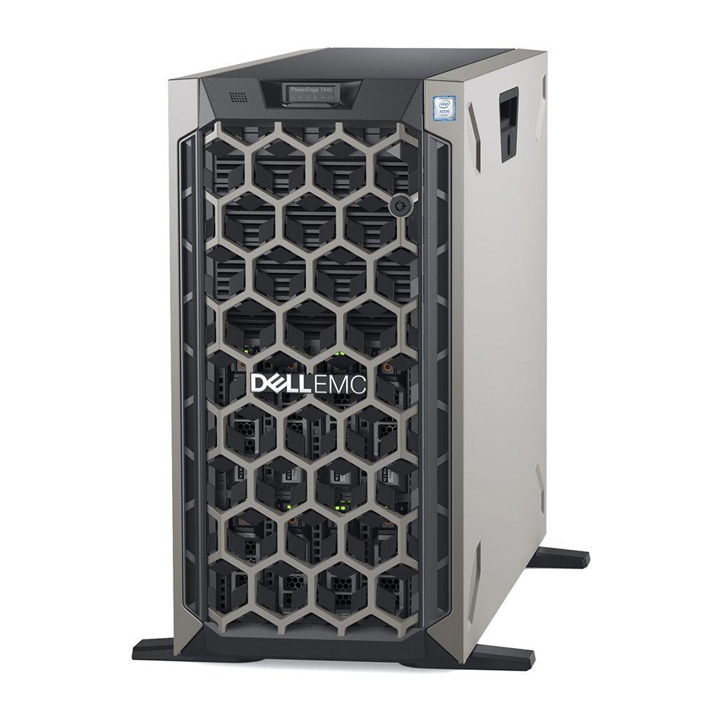 Dell PowerEdge T440 Tower Server up to 8 3.5" Hot Plug Xeon Silver 4210R 16GB