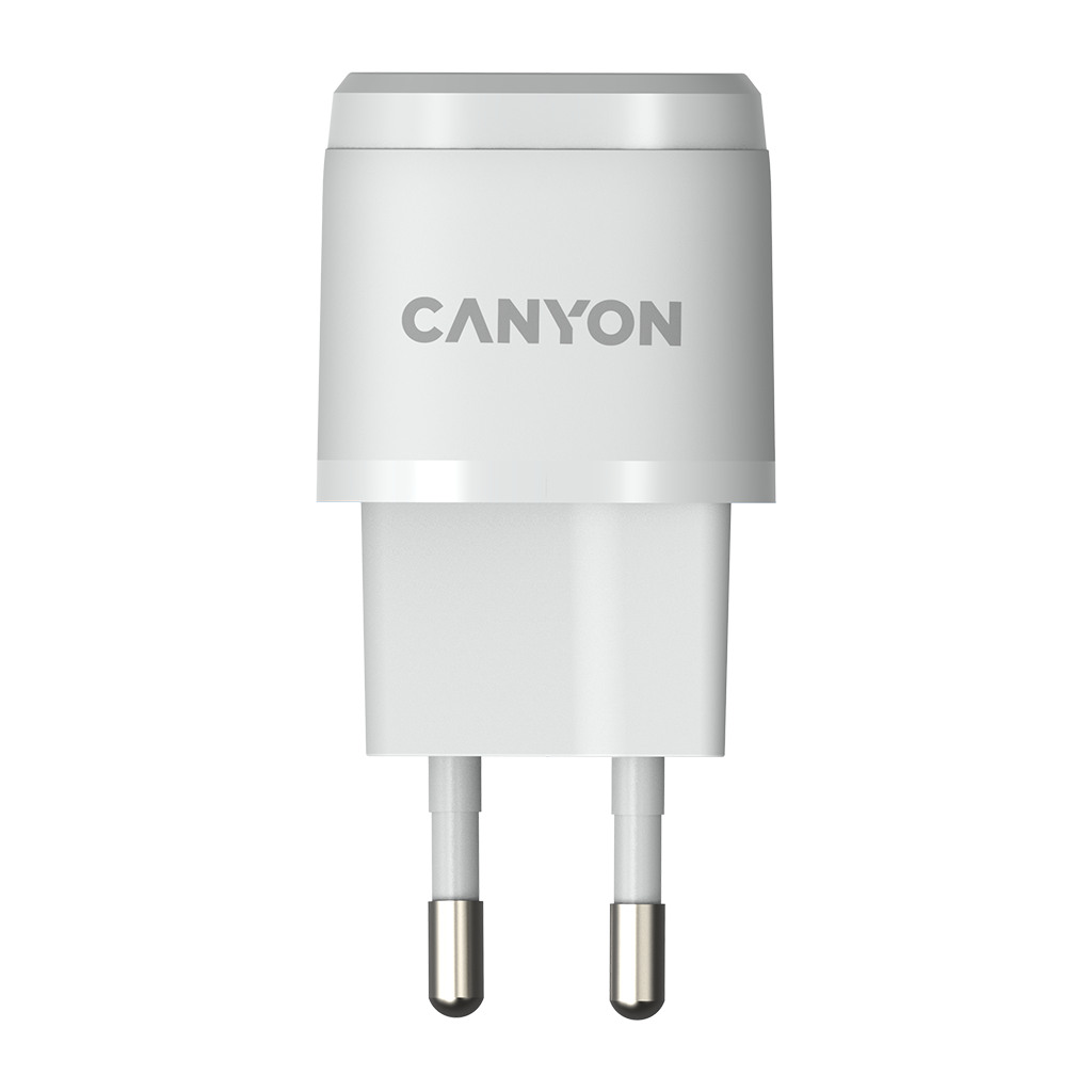 CANYON H-20-05 PD 20W Input: 100V-240V Output: 1 port charge: USB-C:PD 20W 5V3A/9V2.22A/12V1.66A  Eu