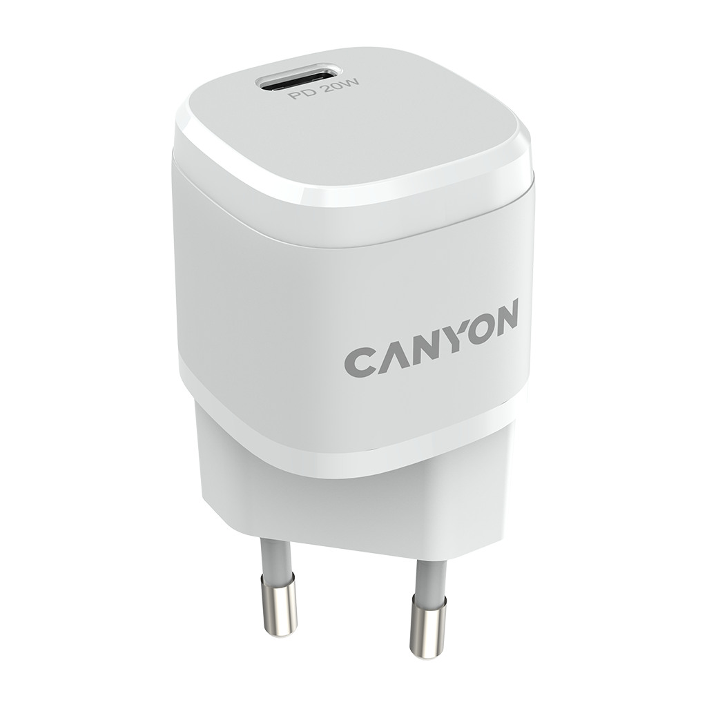 CANYON H-20-05 PD 20W Input: 100V-240V Output: 1 port charge: USB-C:PD 20W 5V3A/9V2.22A/12V1.66A  Eu - Image 2