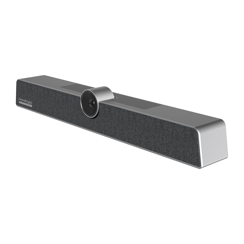 Prestigio Solutions Video Conferencing Collaboration Bar Alpha: UHD 12MP 6 mic 8m Range Connection via