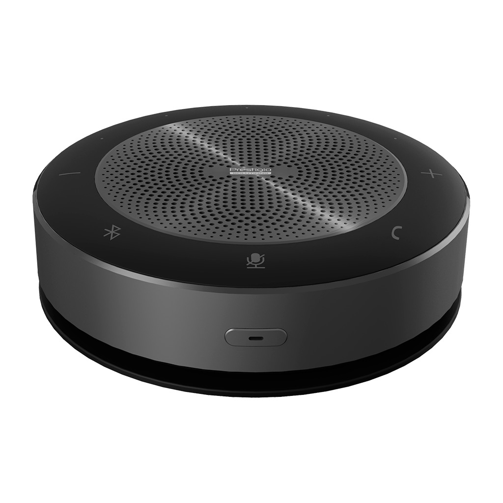 Prestigio Solutions Video Conferencing Speakerphone Alpha: 5W 6 mic 5m Radius Wireless charging Connection via